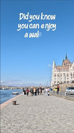 A walk on Danube river | 4K walking tour Budapest