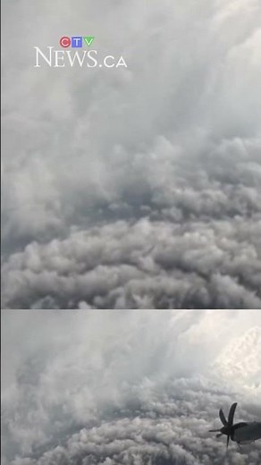 Spectacular look into the eerily-calm eye of Hurricane Melissa