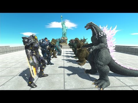 PACIFIC RIM vs GODZILLA! 🤖🦖 The Ultimate Universe Clash! | Animal Revolt Battle Simulator