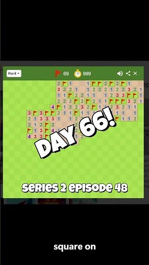 Day 66 of playing Minesweeper every day for the rest of my life