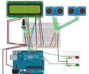 Measure Speed by Anduino and Ultrasonic (radar Gun)