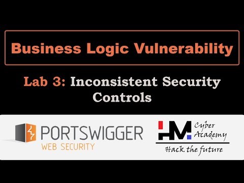 Business Logic 3 | Inconsistent Security Controls #portswigger
