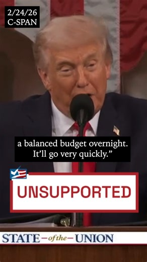 FactChecking Trump’s State of the Union Address: Balancing the Budget by Eliminating Fraudulent Spending? Link to the full story in the comments. | FactCheck.org