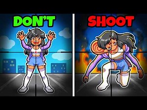 DON'T SHOOT Aphmau in Roblox!