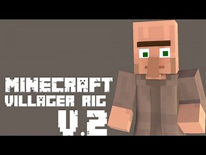 Minecraft Villager RIG V.2 + DOWNLOAD [blender]