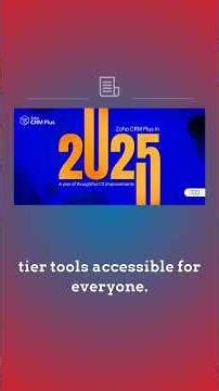 Zoho CRM Plus in 2025: A year of thoughtful CX improvements