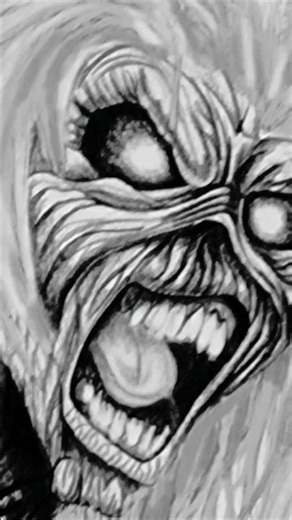 Iron Maiden art I did for a subscriber #art #artist #coolartwork #illustrat