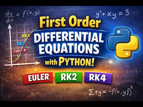 Turning Differential Equations into Python Code (First Order Made Easy!)