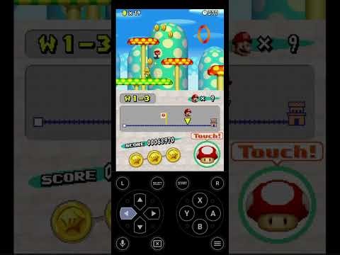 New super mario bros. (Nintendo DS) Gameplay Part 1