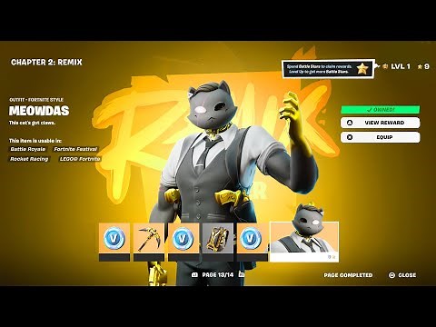 Fortnite: Chapter 2 REMIX | Battle Pass Showcase