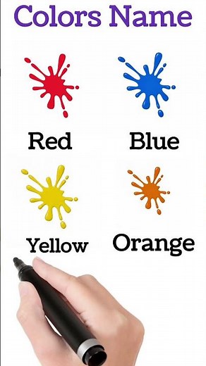 Learn Color Names for Kids | Colors in English #shorts
