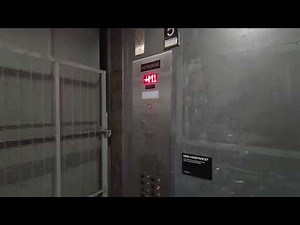 Epic Motor! Schindler/MEI Hydraulic Freight Elevator + Machine Room