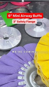 #metalpolishing #metalpolisher #truckinglife #forgedwheels #detailingaddicts #mirrorfinish #wheelpolishing Our 6” Mini Airway Buffing Wheels are expertly crafted using various mill treatments and fabric construction methods to offer wheels with distinct stiffness levels, catering to the specific needs of different metals. Whether you’re working with aluminum, stainless steel, or other metals, our range of buffing wheels provides exceptional performance and results. These wheels are manufactured 