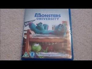 Monsters University Blu Ray Unboxing