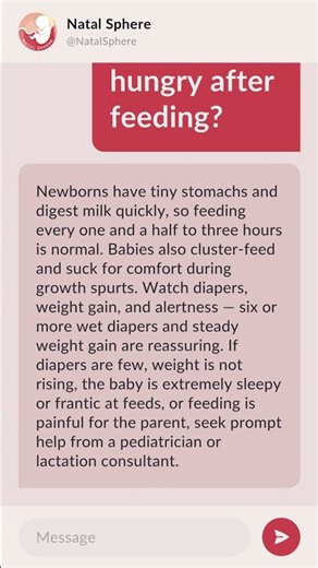 Why is my newborn still hungry after feeding?