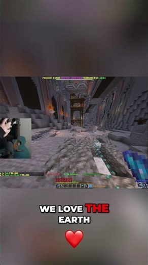 Minecraft Players Unexpectedly SERIOUS About Loving Earth! #shorts