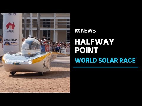 The World Solar Challenge cars race past the halfway mark on their way to Adelaide | ABC News