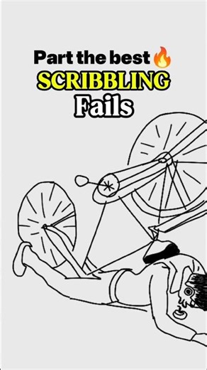 scribbling draw, the funniest part😆 #shorts #tranding #feedshorts