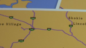 Chicago marked on a map - Free Stock Video