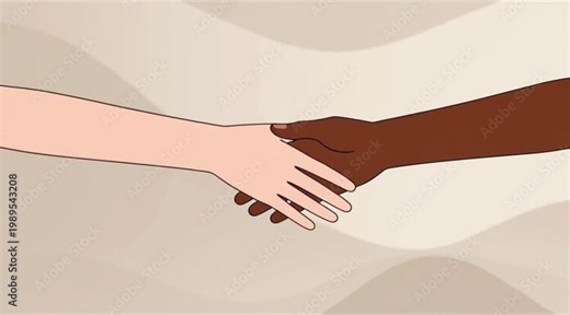 Professional handshake between businessmen and women symbolizing a successful partnership deal and teamwork agreement for a corporate contract concept