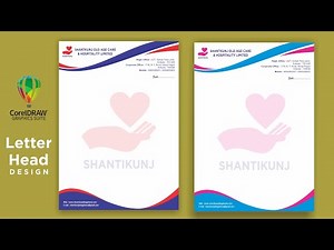 Creative Letter Head Design | CorelDRAW Tutorial Step by Step | Vector Letter Head Design 2021