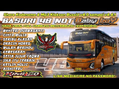 MENTERI DURMAGANTI🤘 BASURI 48 NOT BABY BOY CHU-X trans TERBARU MODUL OKDJ! KODENAME MP3 BUSSID