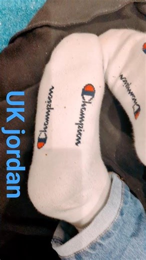 sweaty white socks