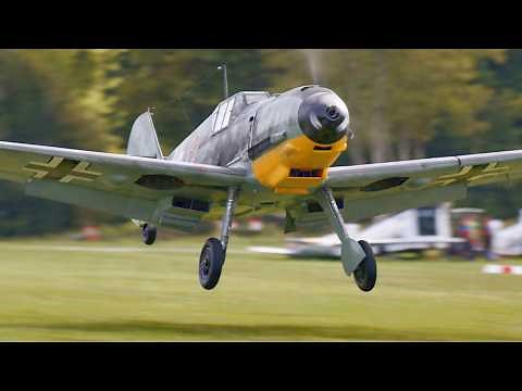 Messerschmitt Bf 109 E-4 “Rote 12” | Historic First Public Display & DB 601 Engine Start