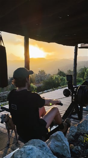 Finn Harries on Instagram: "I must have hit the snooze button on my alarm four times this morning... When I finally convinced myself to get up, get outside and get on the rower, this epic sunrise came to say hello. 🌞 Training in Winter is a challenge. It’s cold, dark and wet most mornings here in January. But damn it feels good when you push through, get the body moving and get that early morning sun on the face. How’s your training going? Hows January treating you?"