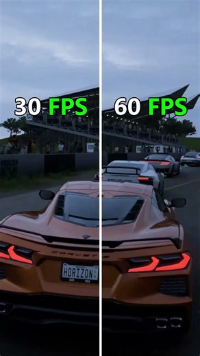 30 FPS vs 60 FPS Comparison - Smoothness Difference #shorts