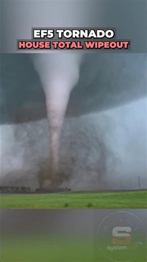 EF5 tornado house TOTAL WIPEOUT😳