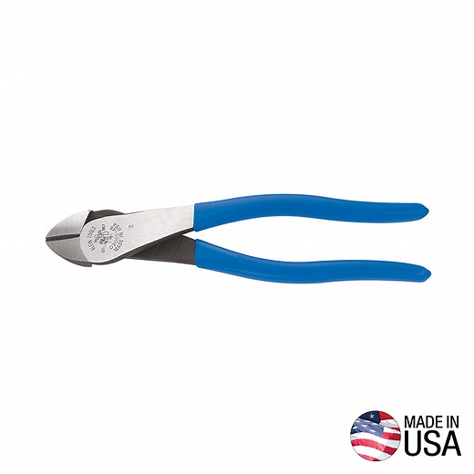 Diagonal Cutting Pliers, Angled Head, 8-Inch - D2000-48 | Klein Tools
