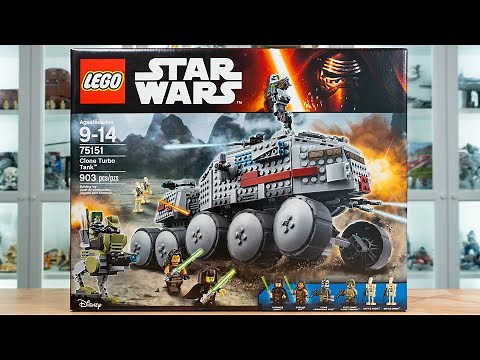 LEGO Star Wars 75151 CLONE TURBO TANK Review! (2016)