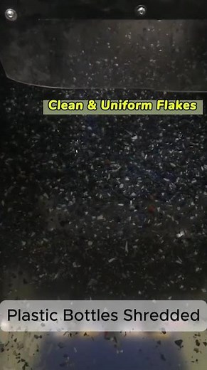 Plastic Bottle Recycling Machine | PET/HDPE Crushing Process #recyclingmachine #shredder