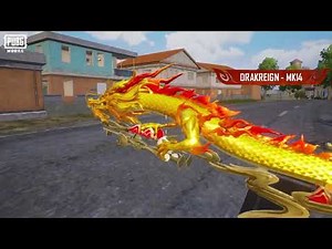 PUBG MOBILE | Awaken your Dragon Power with the new upgradable 💥 Drakreign - MK14