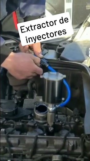 cómo sacar inyectores diesel con un extractor de inyectores neumático