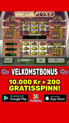 🎰 Jackpot 6000 er tilbake – sterkere enn noensinne! Opplev den klassiske norske automaten i ny, moderne drakt. Føl nostalgien, spenningen og lyden av ekte gevinst 🔔💎 💸 Få 10 000 kr 200 gratisspinn i velkomstbonus – for deg som tør å satse! ⚡ | Norsk Lykke