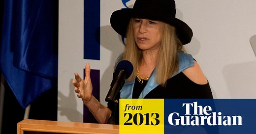 Barbra Streisand courts controversy in Israel before Shimon Peres party