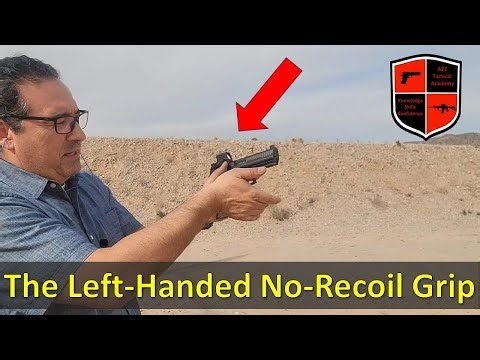 Recoil reducing Grip for Left-Handed Shooters