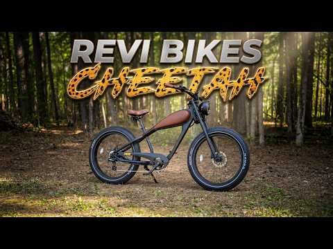 The Bafang Powered Revi Bikes Cheetah Cafe Racer Fat Tire Electric Bike