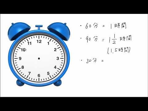 分数や小数で時間を表す（分→時間）