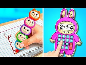 Labubu Study Hack Madness! 📚✨ Fun DIY Vibes & Wild Moments!