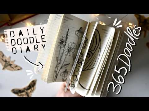 What Happens When You Doodle Every Day for a Year? • Daily doodle Diary Tour