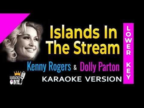 Kenny Rogers, Dolly Parton - Islands In the Stream (HD Karaoke Version) LOWER KEY