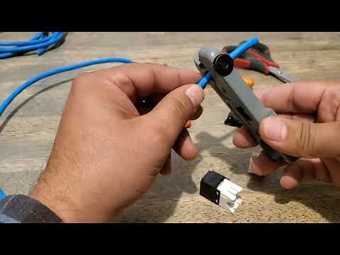 Como Ponchar jack panduit Cat6