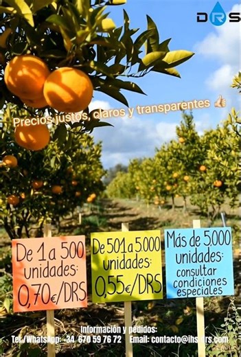 Precios claros y transparentes para el #DRS