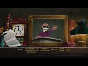 The Adventures of Ichabod and Mr. Toad (1949) - Dvd Menu Walkthrough