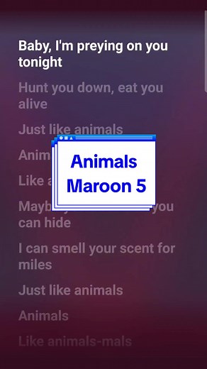 Animals - Maroon 5 Karaoke Cover with Lyrics