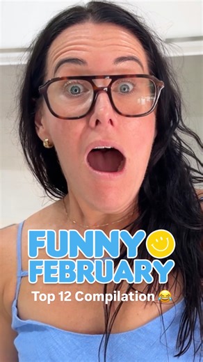 She Couldn’t Stop Laughing 🤣😂 Top 12 Most Viewed Videos of Funny February 😀 Thank you so much for watching our Funny February videos. We totalled over 300 million views! 🎉#couplecomedy #funnyjokes #marriagejokes | Mike and Joelle