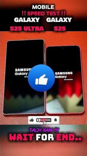📱 Samsung Galaxy S25 Ultra vs Samsung Galaxy S25 | Speed Test & Comparison 🚀